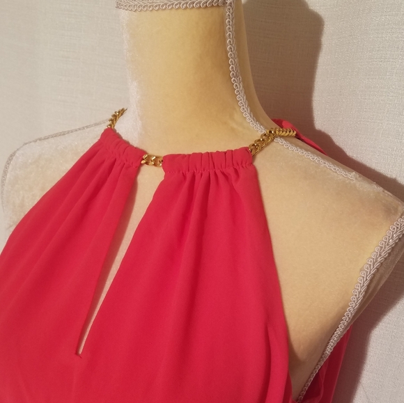 Michael Michael Kors Sangria dress chain neckline - Picture 2 of 6